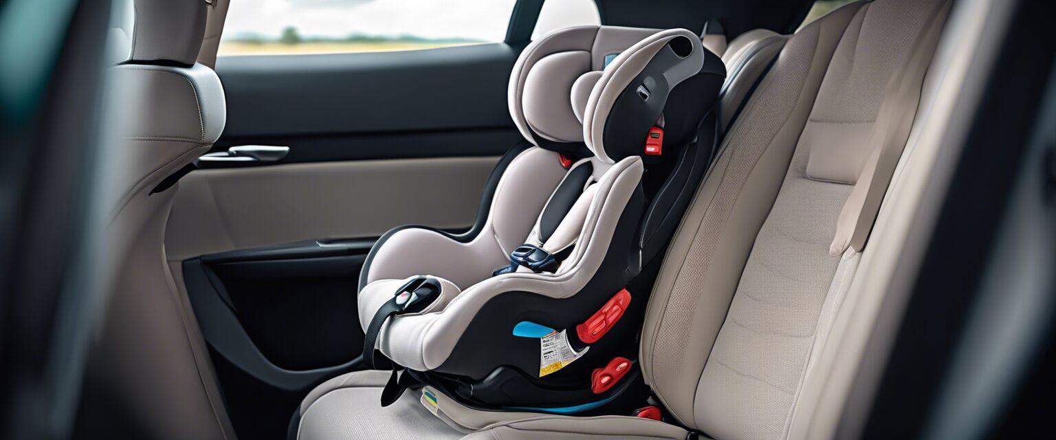 Properly installed car seat